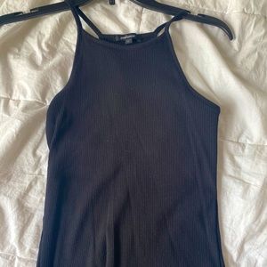 Black tank top
